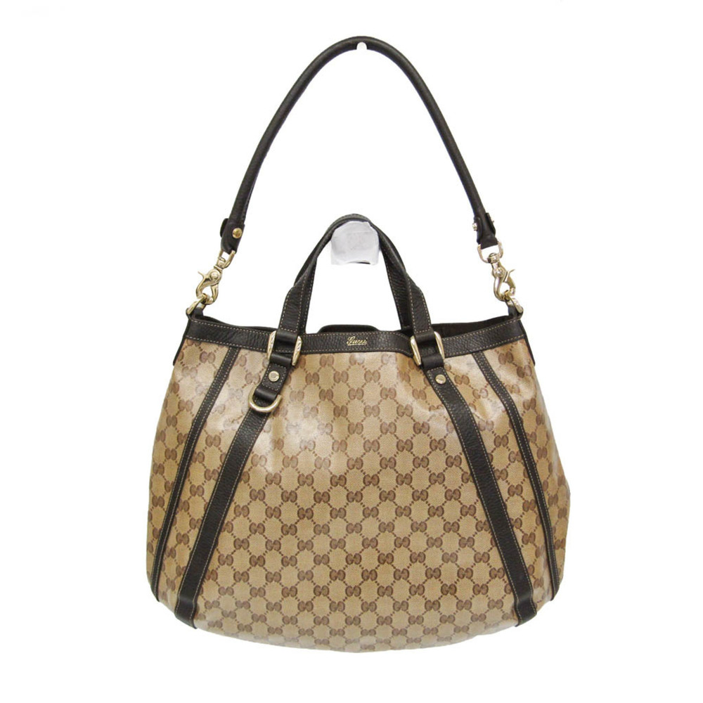 Gucci Abbey D-ring convertible Monogram GG crystal